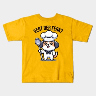 Vert Der Ferk Chef Dog Kids T-Shirt